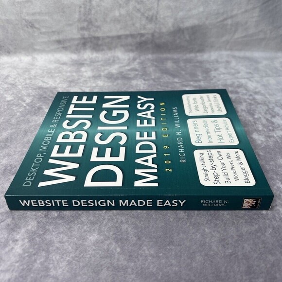 WEBSITE Design Made Easy 2019 by Richard N. Williams NEW - Picture 4 of 7